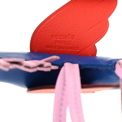 Hermes Milo Lambskin Grigri Rodeo Pegase Horse Bag Charm PM Bleu France Mauve Sylvestre Capucine 3 of 4