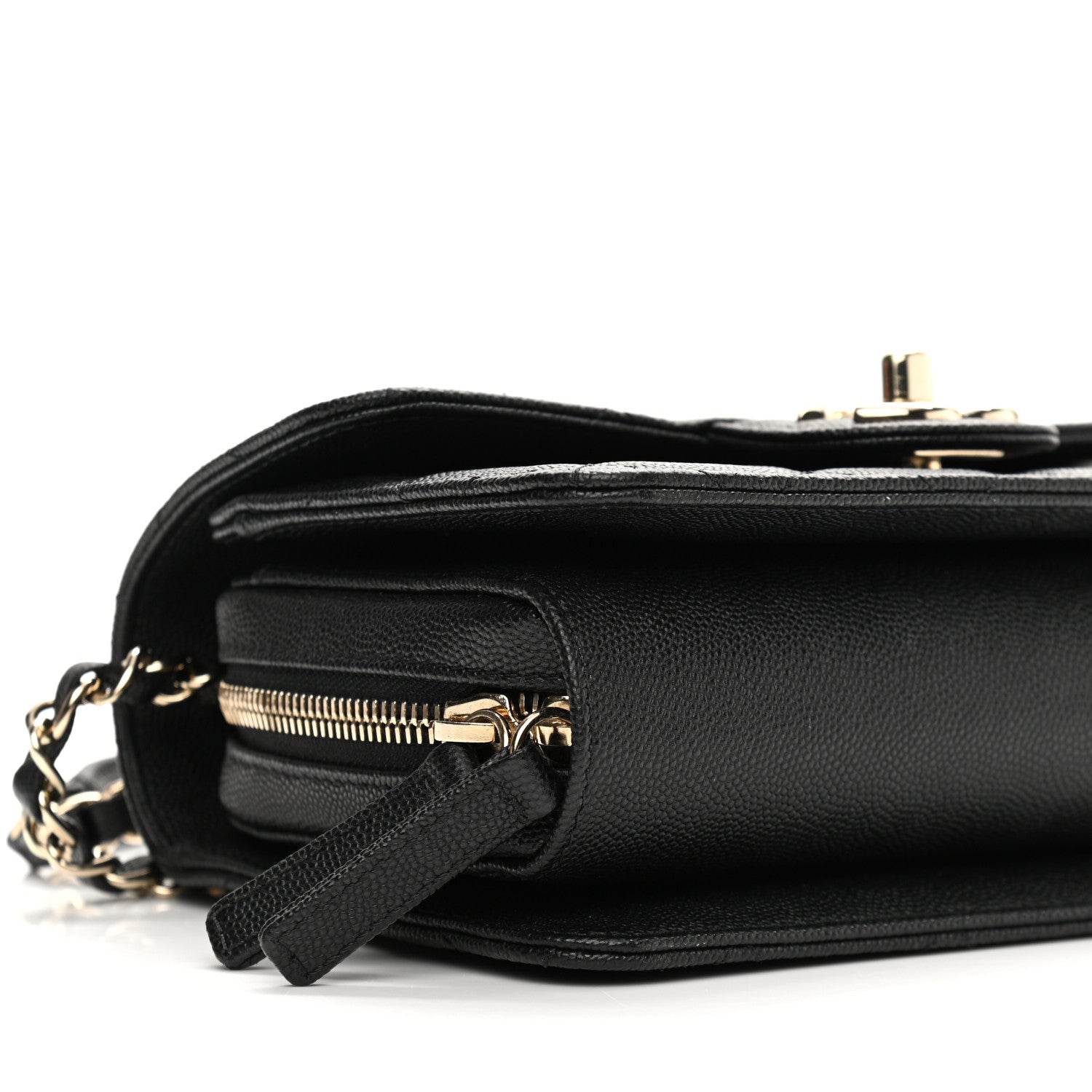 Chanel Caviar Quilted Like A Wallet Flap Black 9 of 10