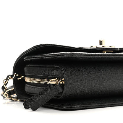 Chanel Caviar Quilted Like A Wallet Flap Black 9 of 10