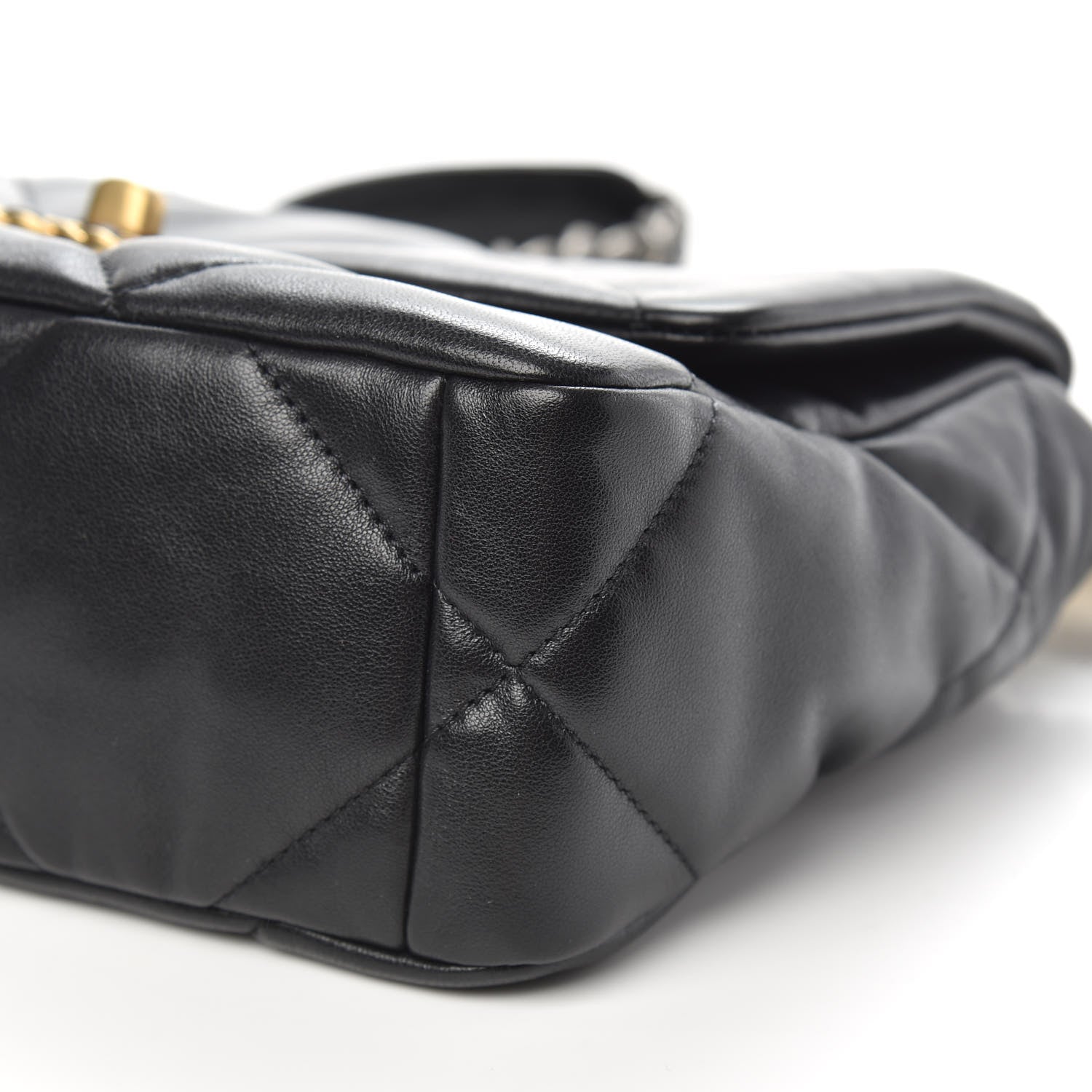 Chanel Lambskin Quilted Medium Chanel 19 Flap Black 8 of 10