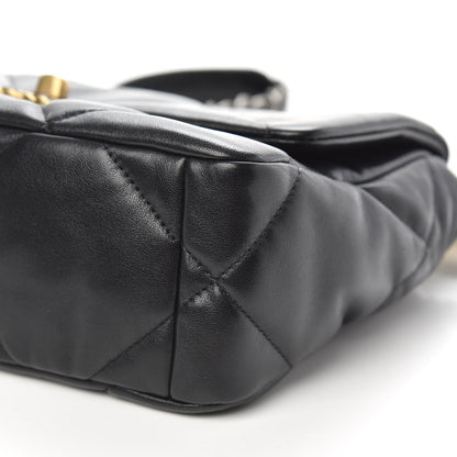 Chanel Lambskin Quilted Medium Chanel 19 Flap Black 8 of 10