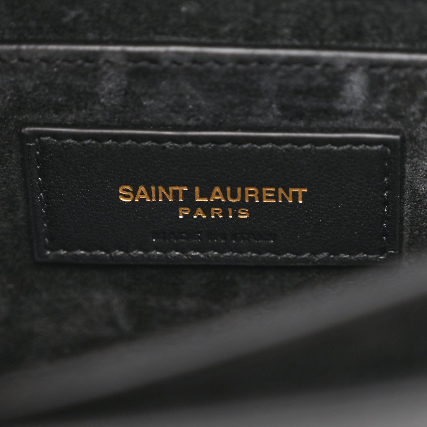 Calfskin Crocodile Embossed Medium Monogram Sunset Black