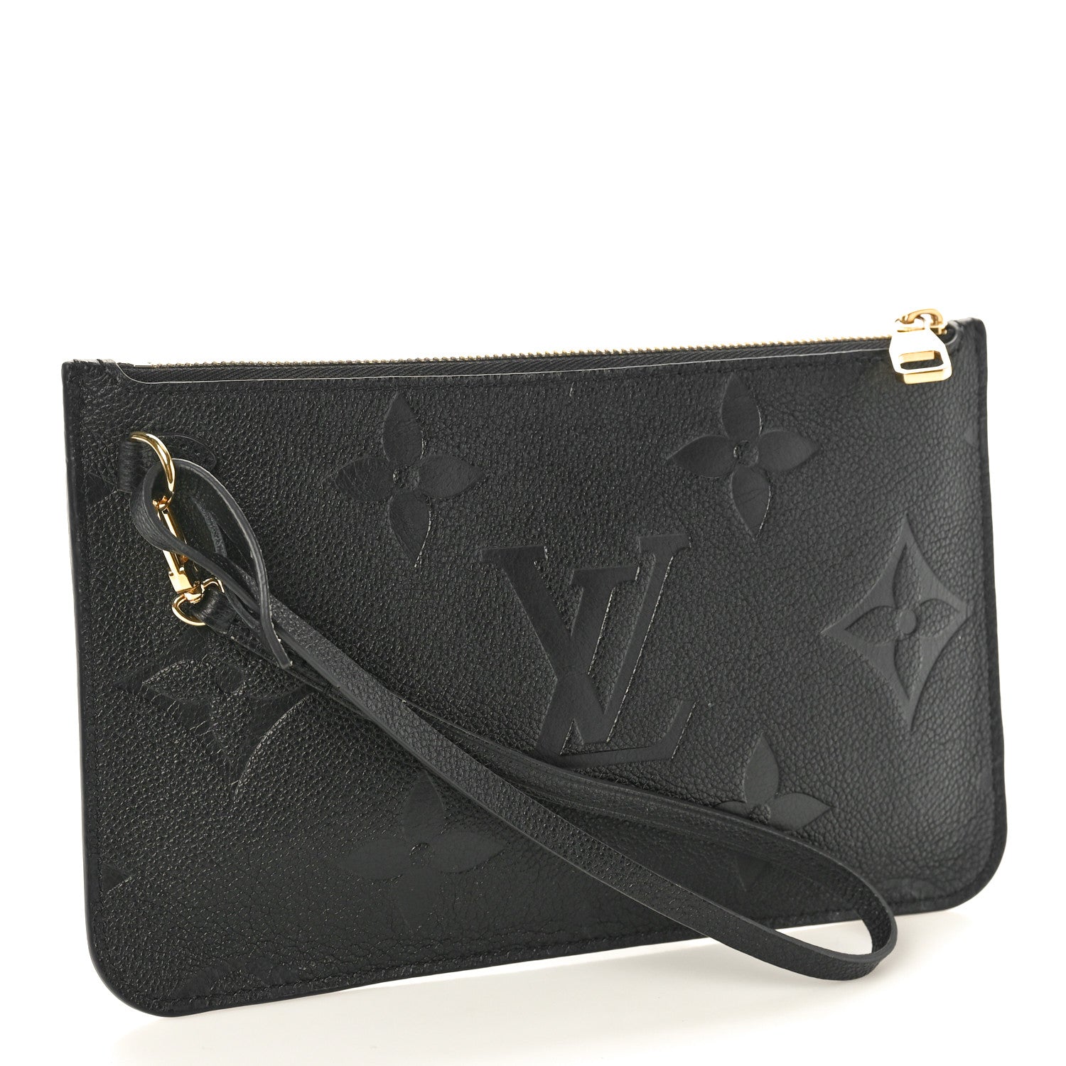 Louis Vuitton Empreinte Monogram Giant Neverfull MM Pochette Black 3 of 6