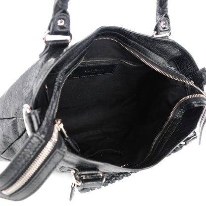 Balenciaga Agneau Giant 12 Silver Hardware Town Black 6 of 9