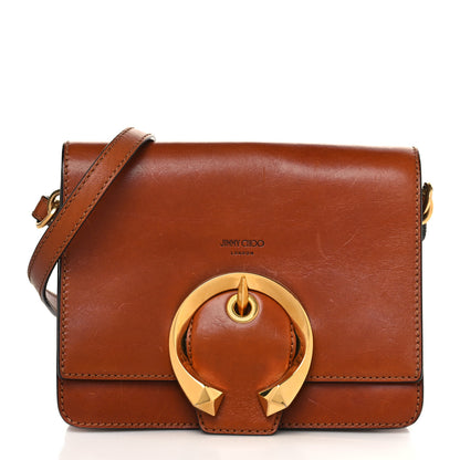 Jimmy Choo Calfskin Madeline Shoulder Bag Brown 1 of 10