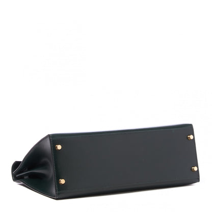 Hermes Box Kelly Sellier 32 Vert Fonce 5 of 32