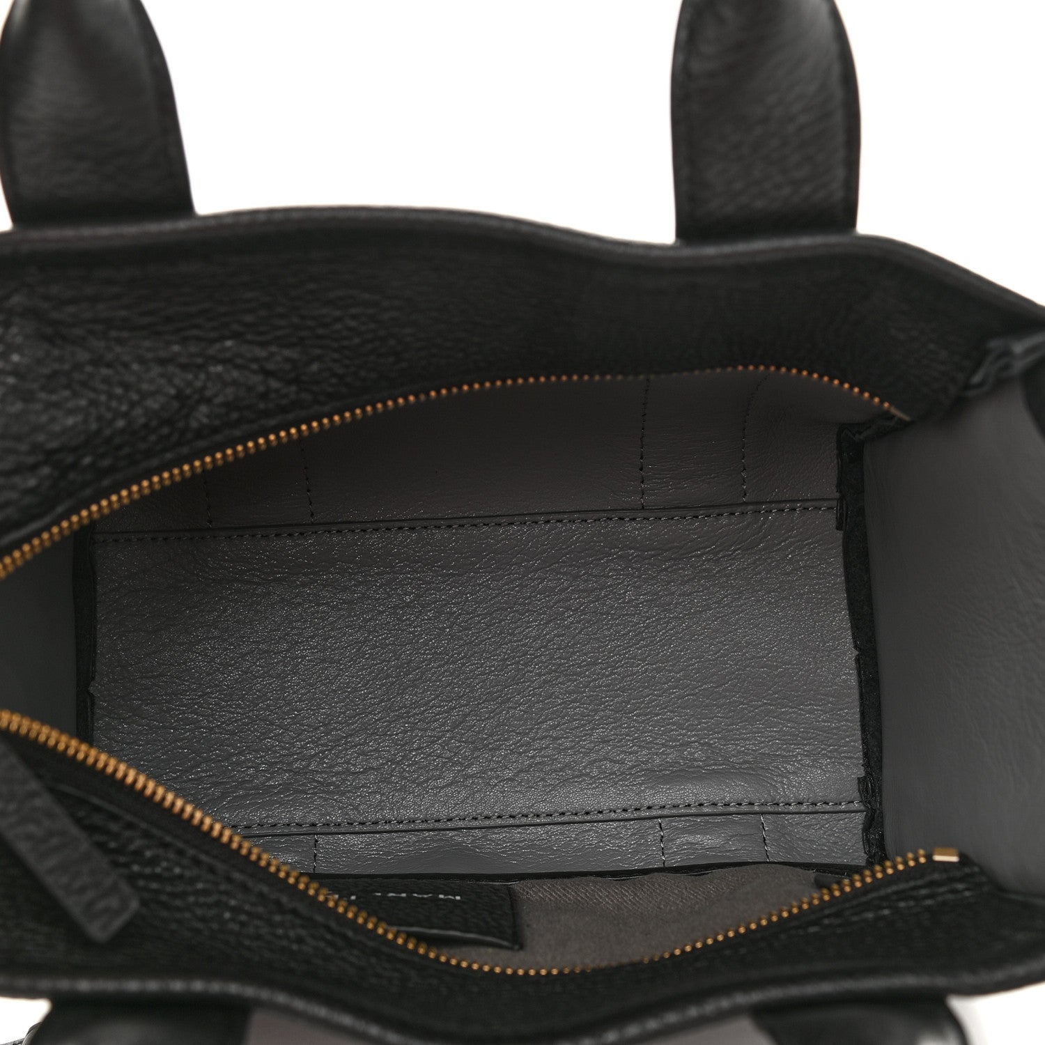 Marc Jacobs Grained Calfskin Small The Tote Bag Black 5 of 8