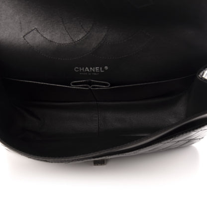 Chanel Distressed Patent Quilted 2.55 Reissue 227 Flap Black 5 of 12