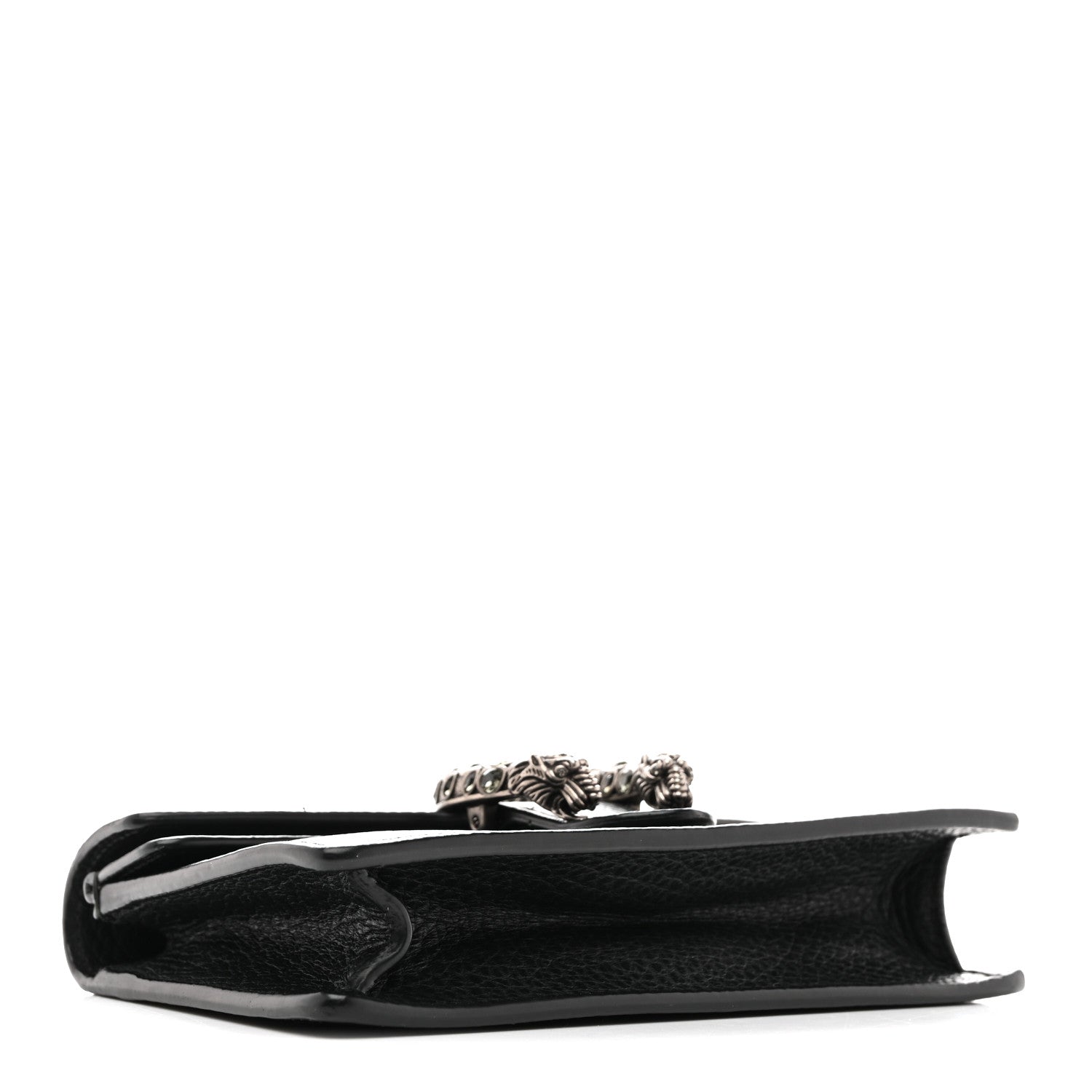 Gucci Dollar Calfskin Crystal Super Mini Dionysus Shoulder Bag Black 4 of 12