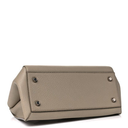 Celine Crisped Calfskin Medium Edge Shoulder Bag Light Taupe 4 of 18