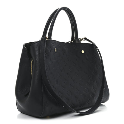 Louis Vuitton Empreinte Montaigne MM Black 3 of 11
