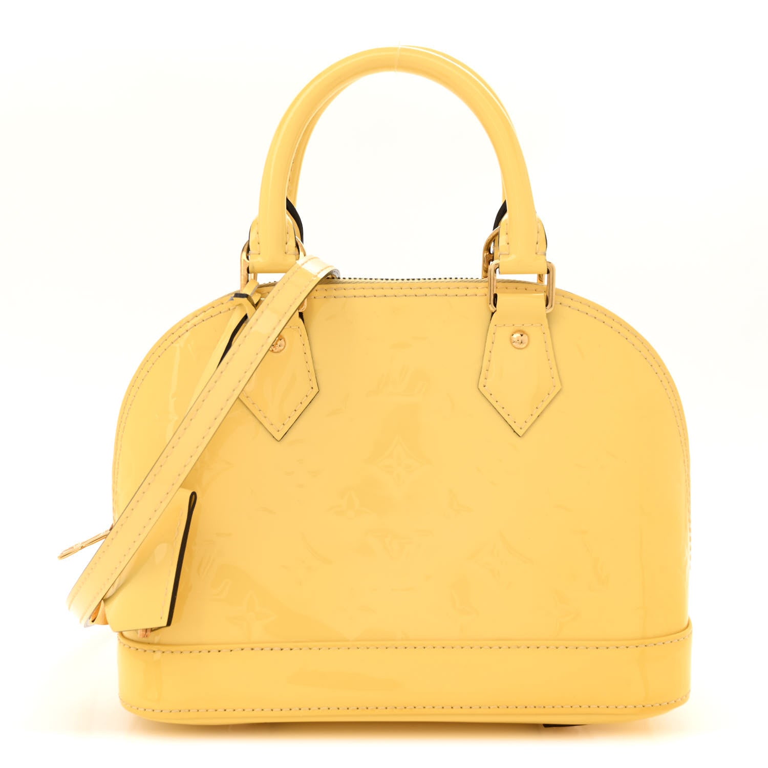 Louis Vuitton LOUIS VUITTON Vernis Alma BB Citrine 1 of 15