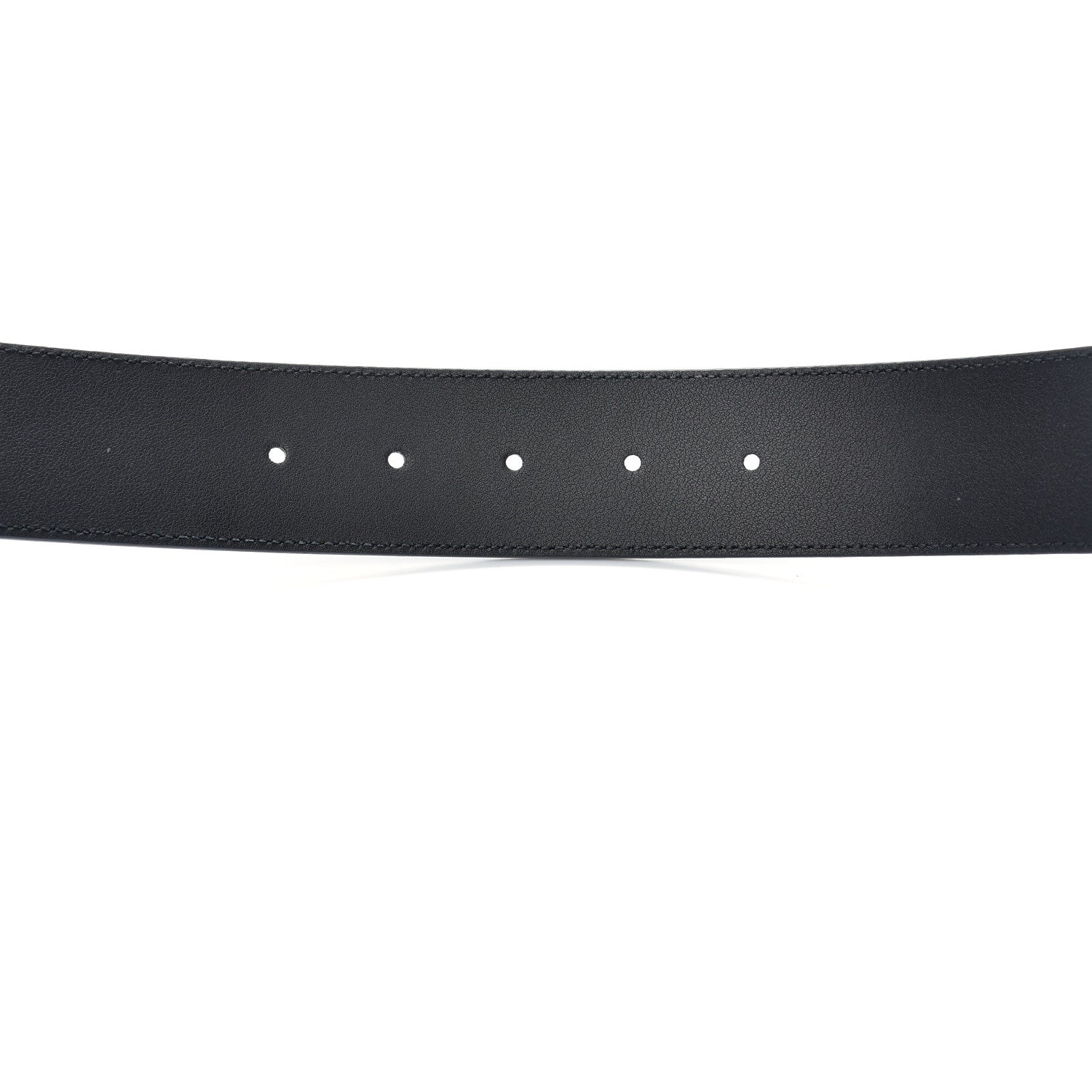 Gucci Textured Calfskin Double G 40mm Belt 75 30 Black 3 of 5