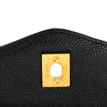 Chanel Caviar Quilted Flap Shoulder Bag Black 7 of 8