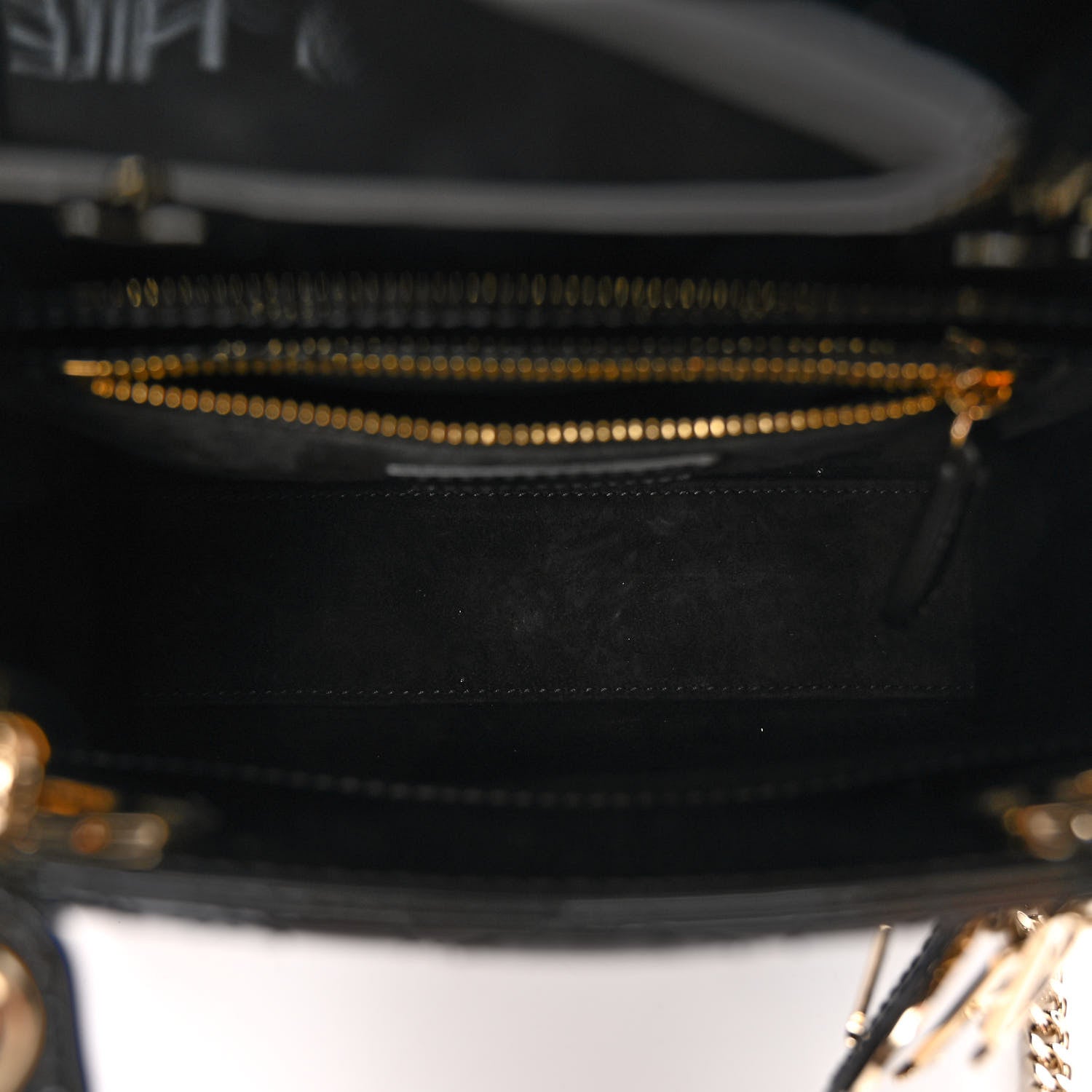 Christian Dior Patent Cannage Mini Lady Dior Black 6 of 10