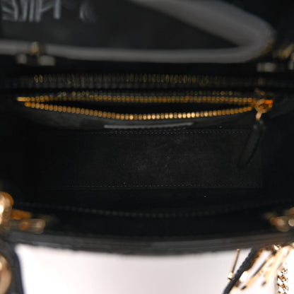 Christian Dior Patent Cannage Mini Lady Dior Black 6 of 10