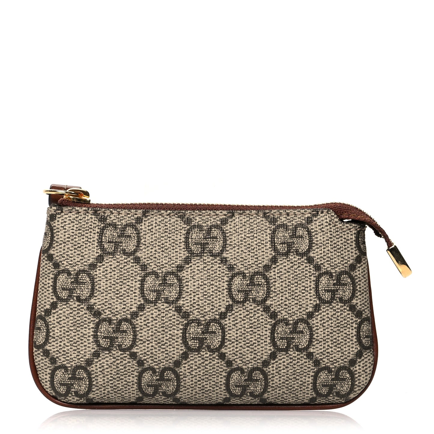 GG Supreme Monogram Key Case Beige Ebony Cuir