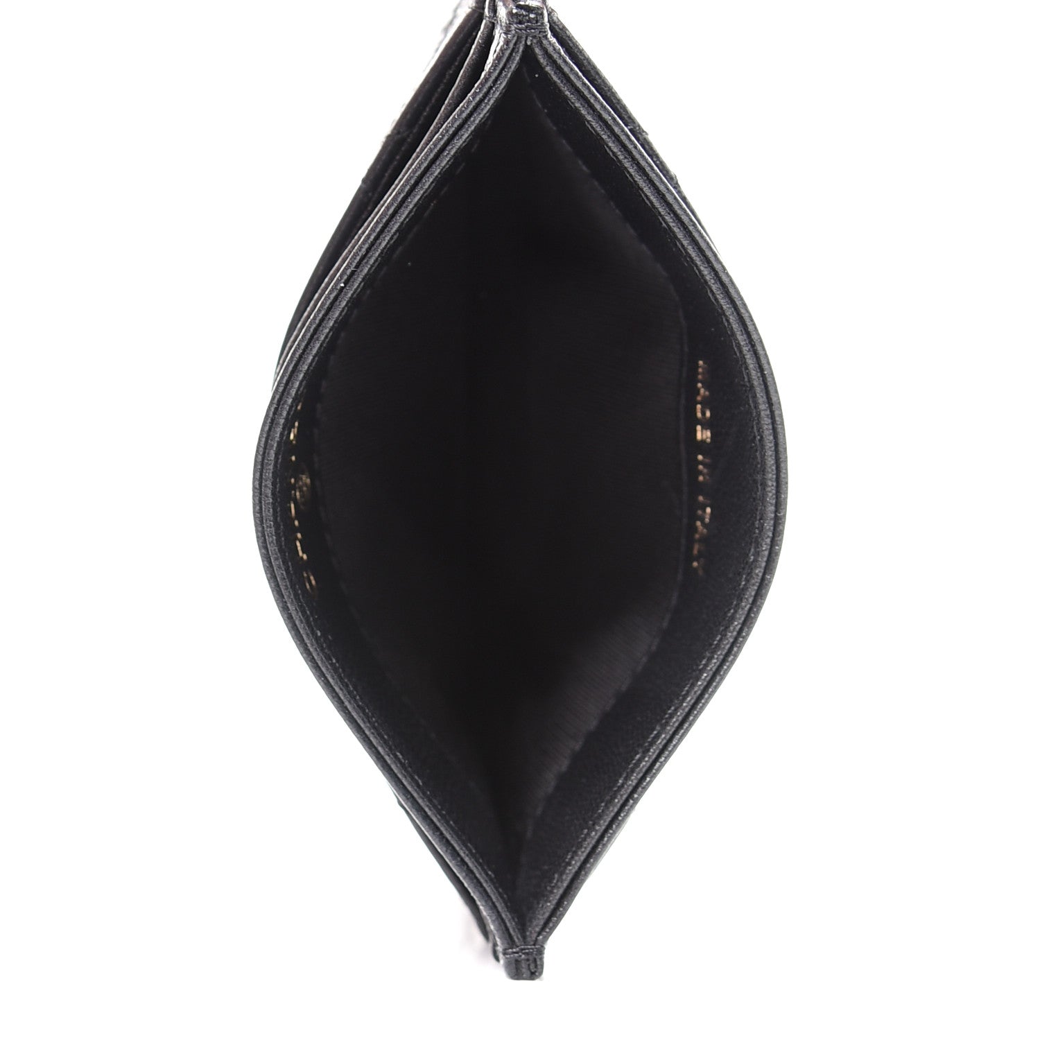 Chanel Lambskin Quilted Brilliant Card Holder Black 5 of 9