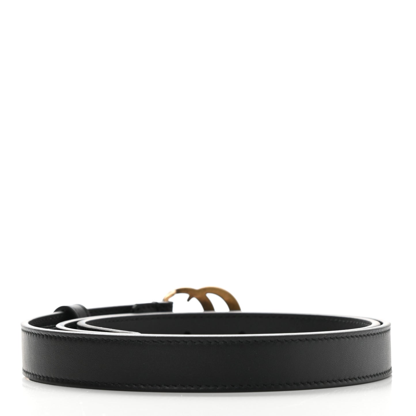 Calfskin Double G 20mm Belt 90 36 Black