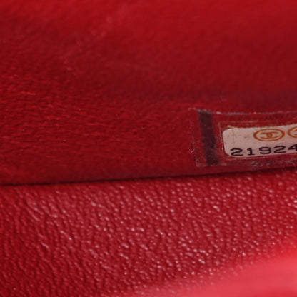 Chanel Caviar Quilted Mini Square Flap Red 7 of 10