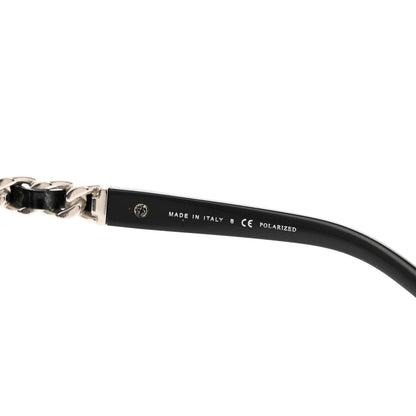 Chanel Cat Eye Chain Polarized Sunglasses 5260-Q Black 5 of 7