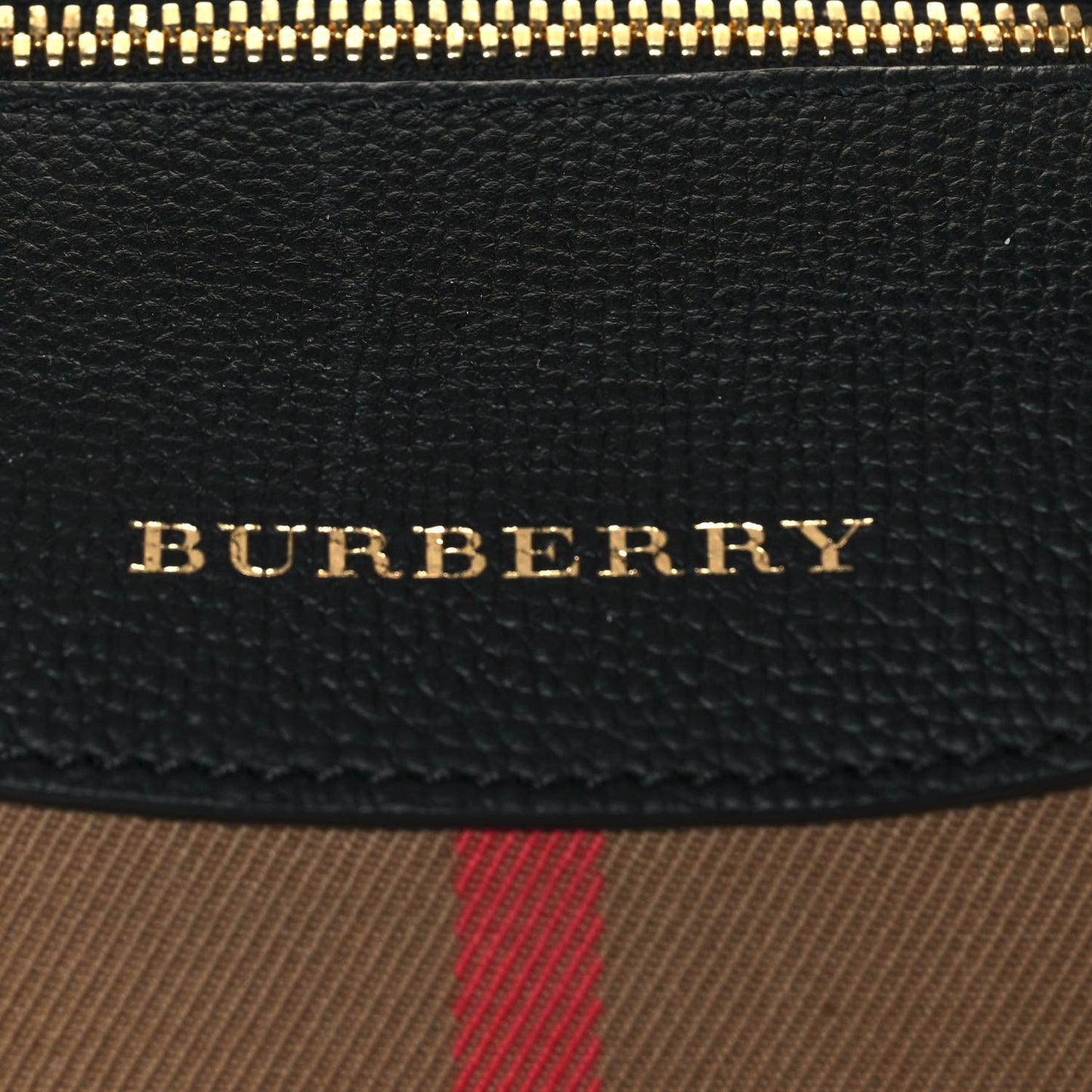 House Check Derby Calfskin Small Alchester Bowling Bag Black