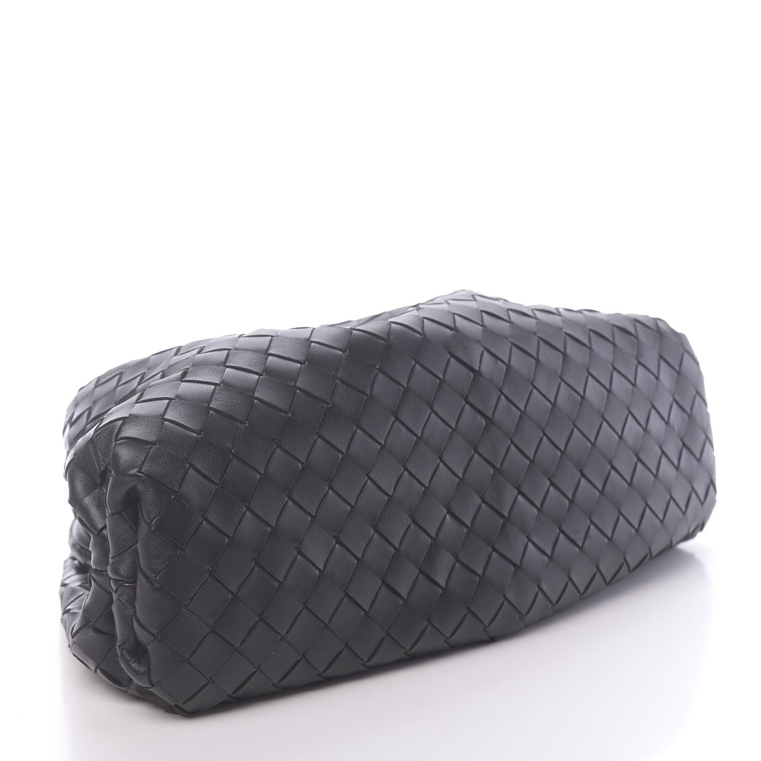 Bottega Veneta Nappa Maxi Intreccio The Pouch Oversized Clutch Black 4 of 9
