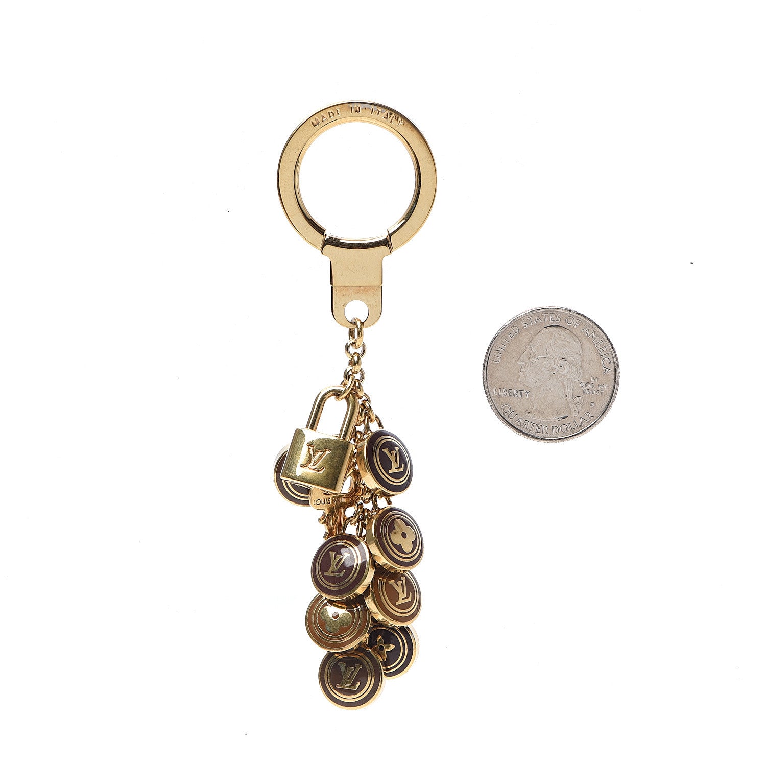 Louis Vuitton Pastilles Key Ring Holder Brown 2 of 3