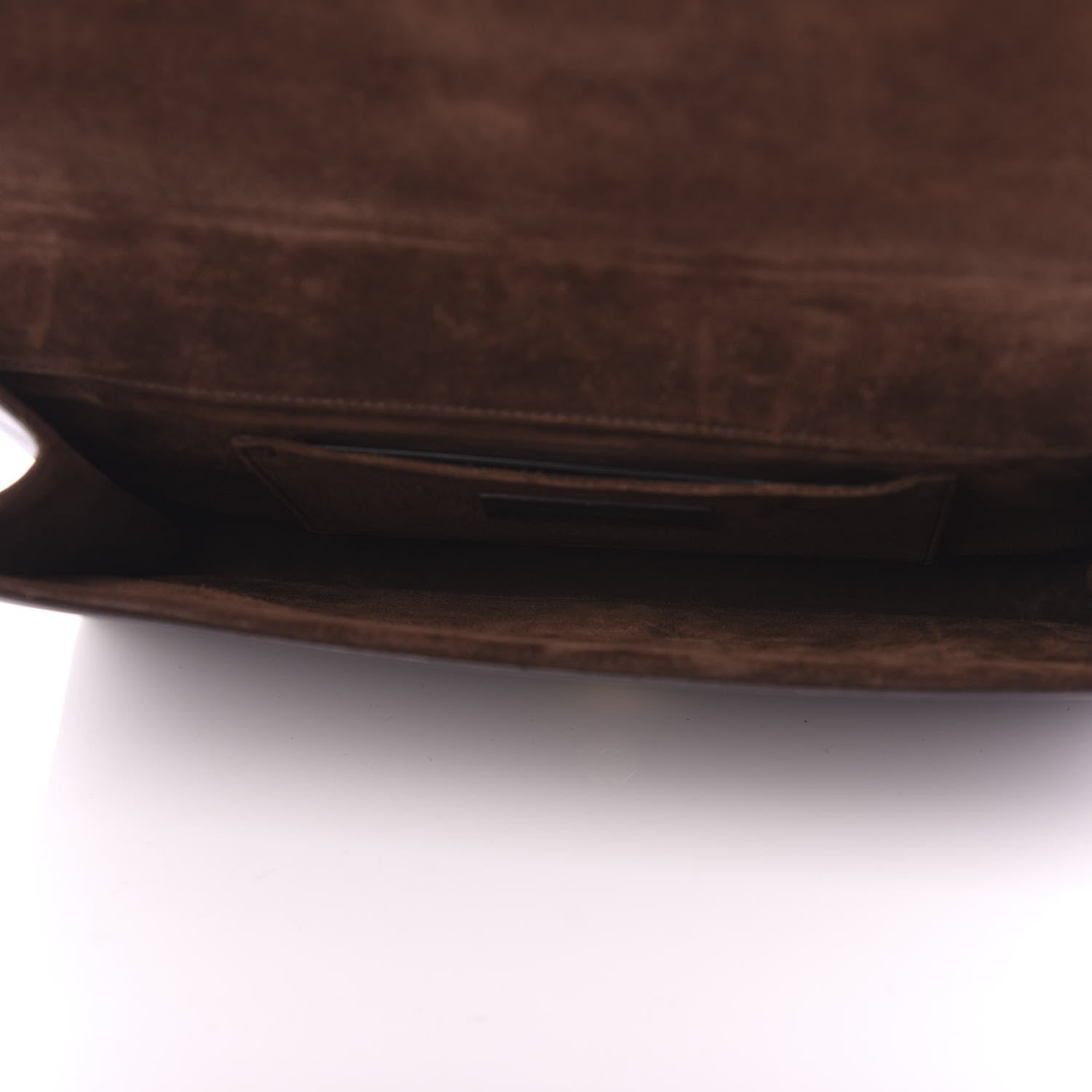 Saint Laurent Calfskin Classic Y Ligne Clutch Brown 5 of 9