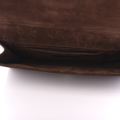 Saint Laurent Calfskin Classic Y Ligne Clutch Brown 5 of 9
