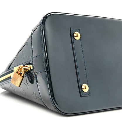 Louis Vuitton Vernis Alma GM Blue Nuit 8 of 12