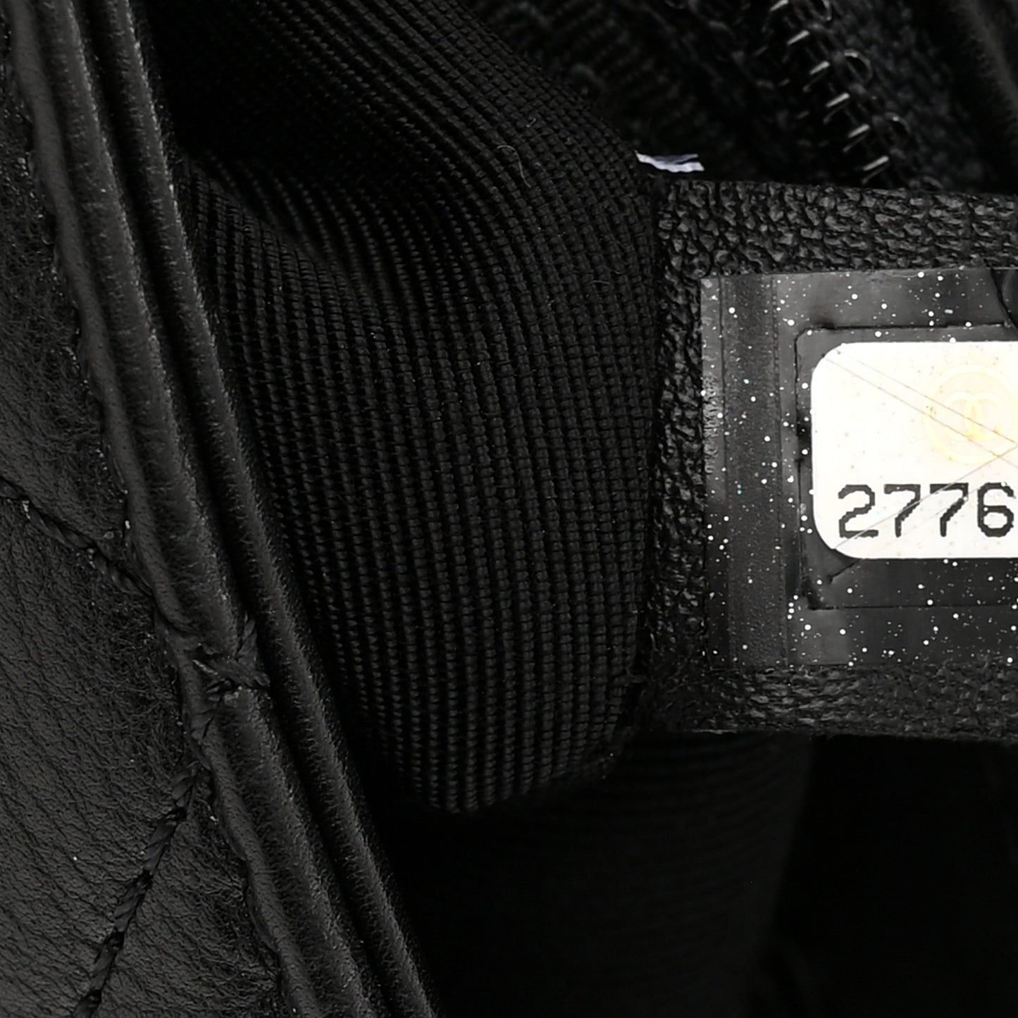 Calfskin Quilted Carry With Chic Flap Waist Bag With Chain Black