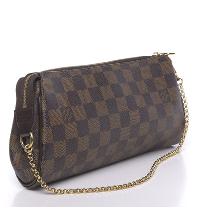 Louis Vuitton Damier Ebene Eva Clutch 3 of 13