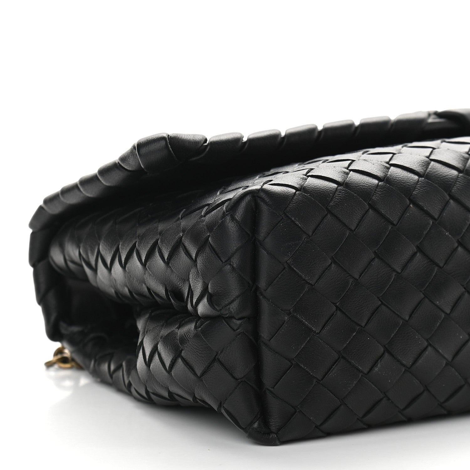 Bottega Veneta Nappa Intrecciato Baby Olimpia Shoulder Bag Black 7 of 8