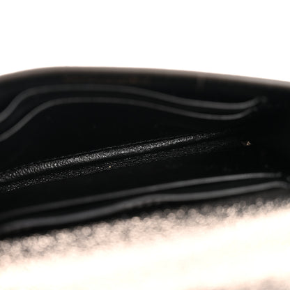 Saint Laurent Grained Metallic Calfskin Small Monogram Envelope Wallet Bronze 5 of 7