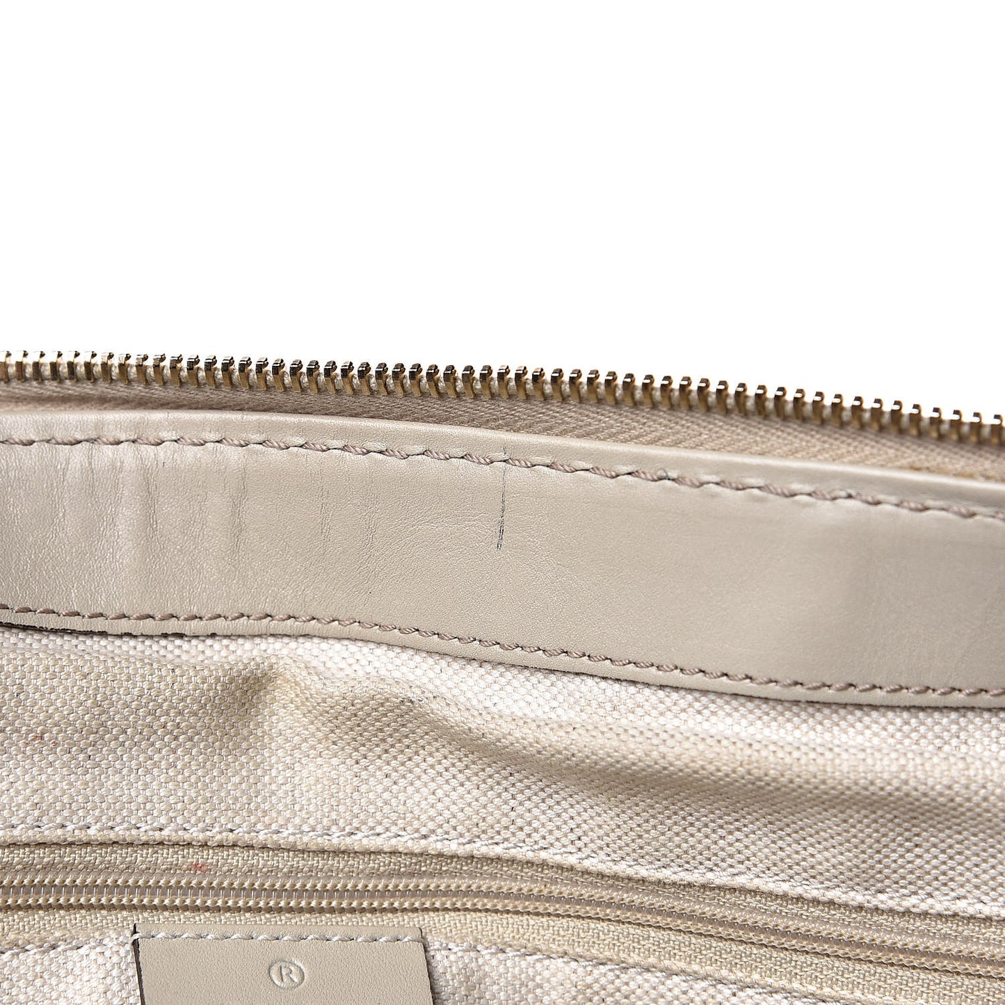 Monogram Large Sukey Top Handle Tote Off White