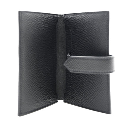 Hermes Epsom Monochrome Bearn Card Holder Wallet Black 5 of 8