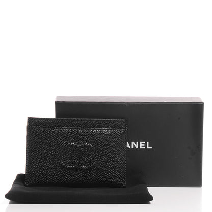 Chanel Caviar Timeless CC Card Holder Black 5 of 9