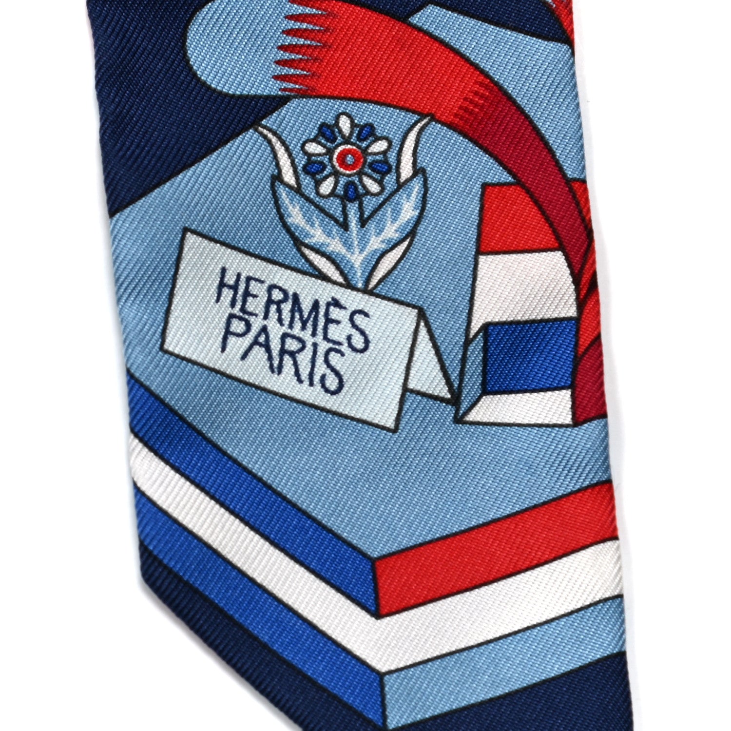 Hermes Silk La Source de Pegase Twilly 4 of 4