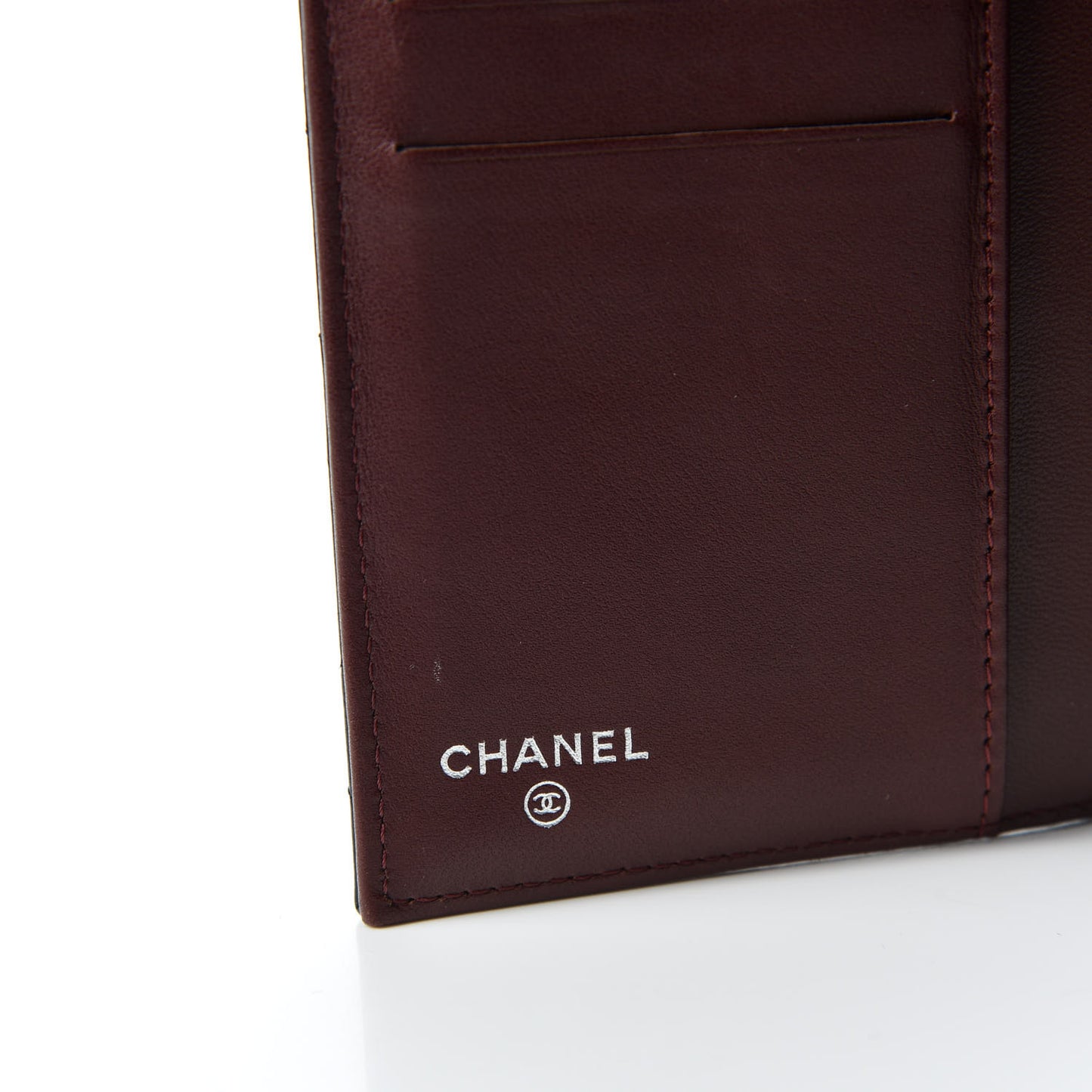 Lambskin Quilted Large Flap Wallet Black