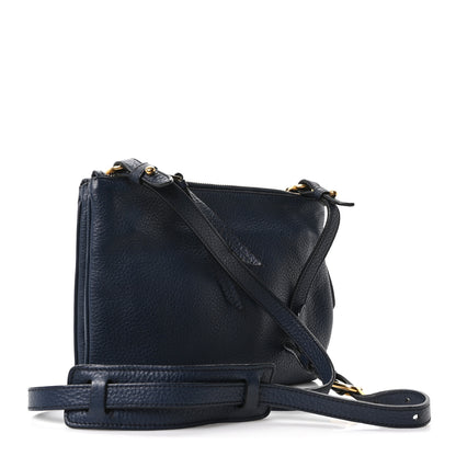 Prada Vitello Phenix Double Zip Crossbody Bag Baltico 2 of 9