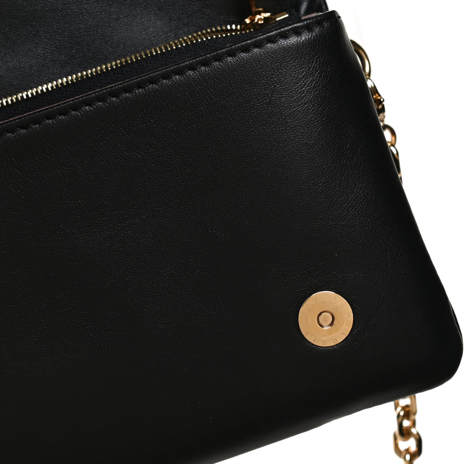 Louis Vuitton Lambskin Embossed Monogram Pochette Coussin Black 12 of 14