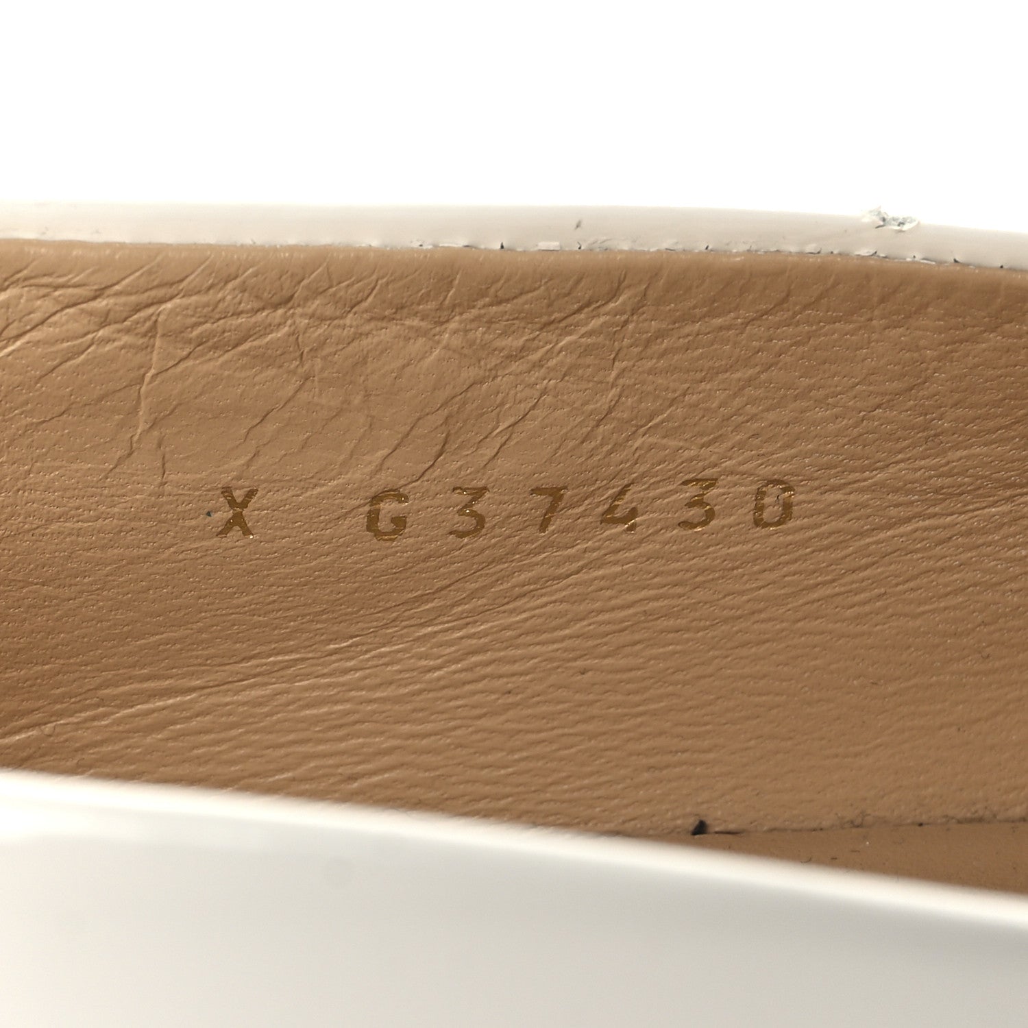 Chanel Shiny Calfskin Logo Loafers 41 White 7 of 9