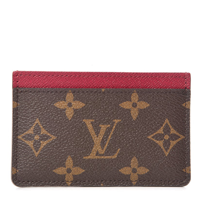 Louis Vuitton Monogram Card Holder Fuchsia 1 of 6