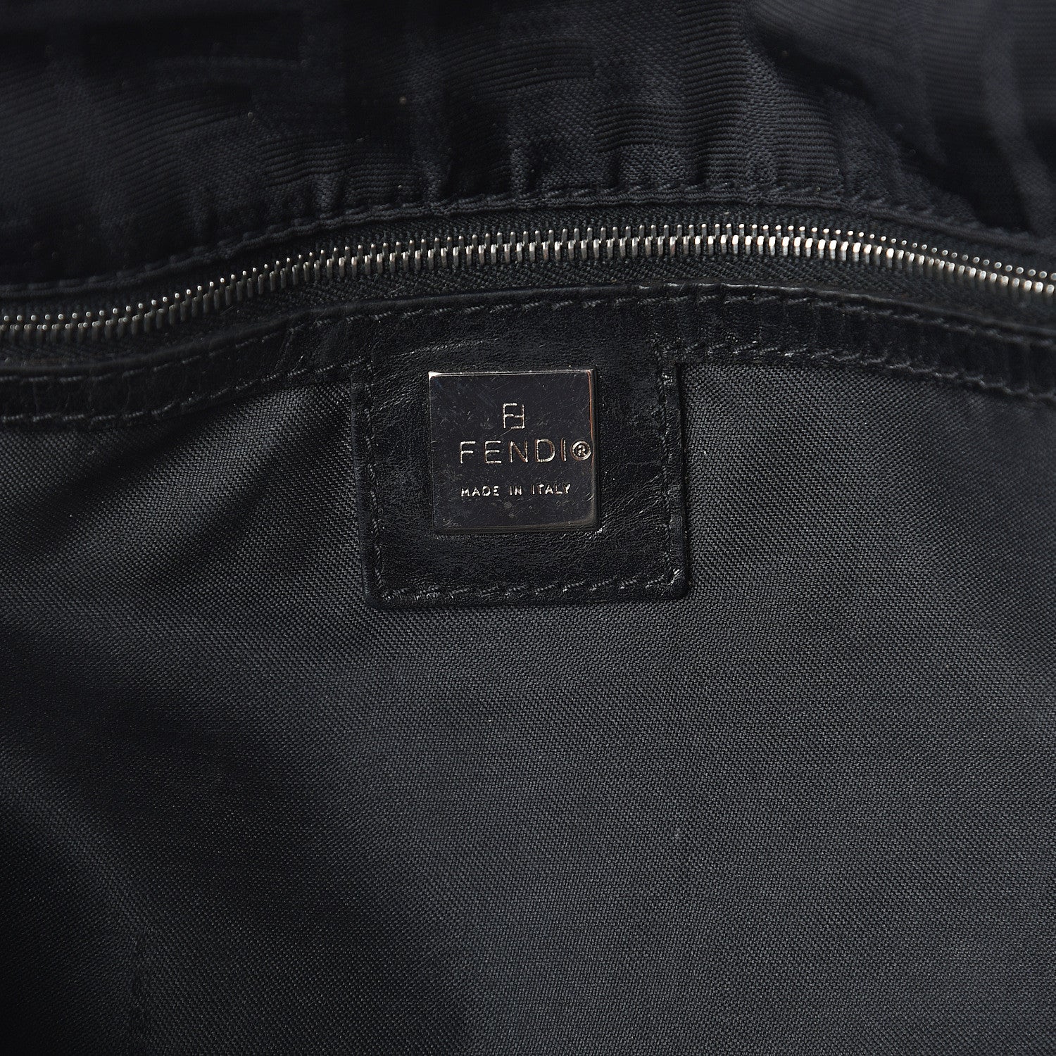 Fendi Canvas FF Tote Black 5 of 8