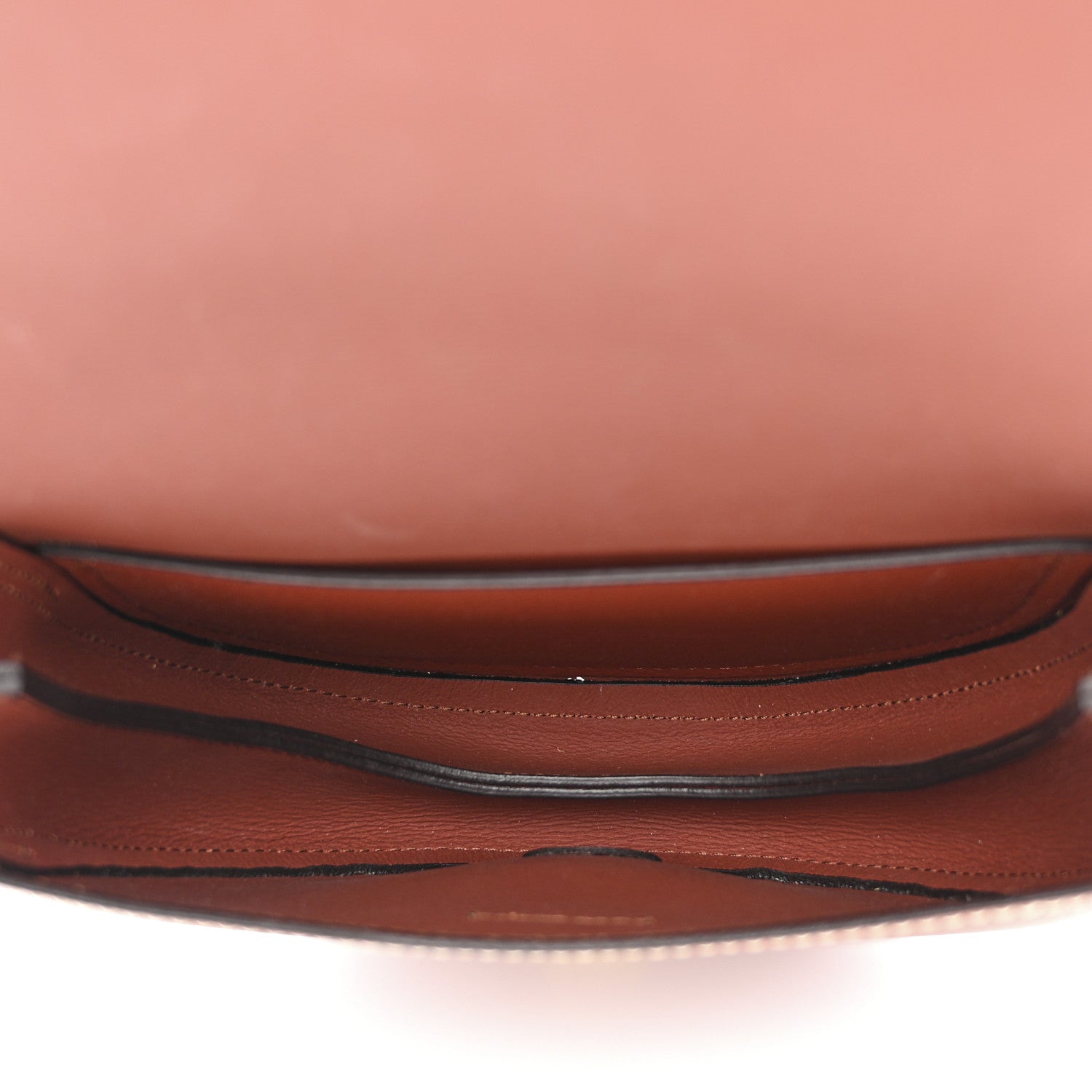 Chloe Grained Calfskin Small Darryl Saddle Crossbody Bag Sepia Brown 5 of 10