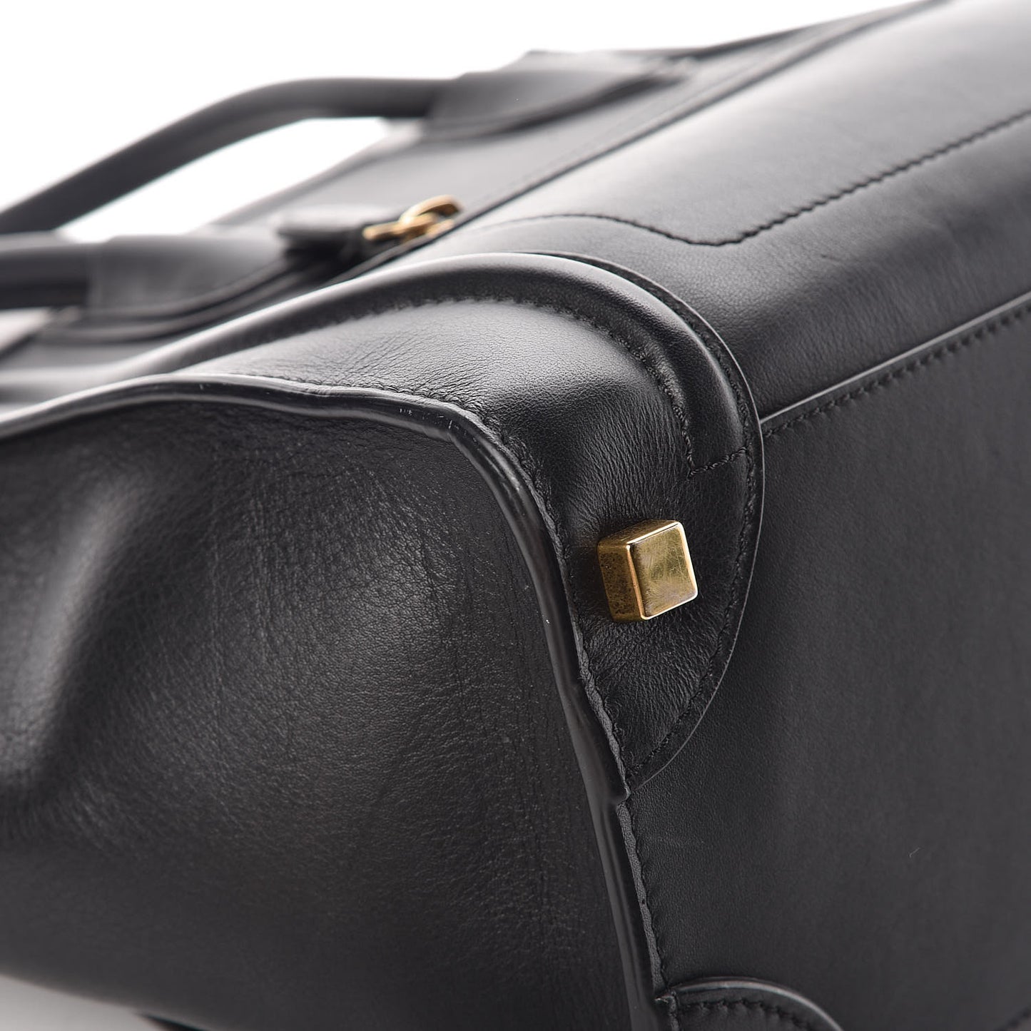 Smooth Calfskin Micro Luggage Black