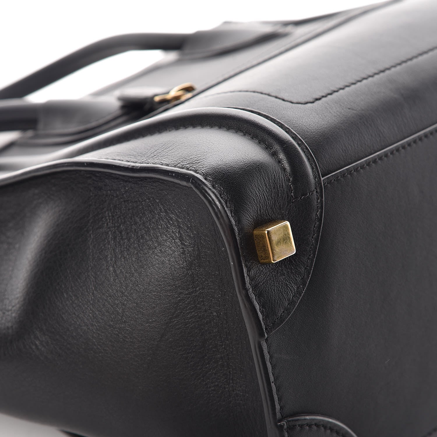 Celine Smooth Calfskin Micro Luggage Black 10 of 13