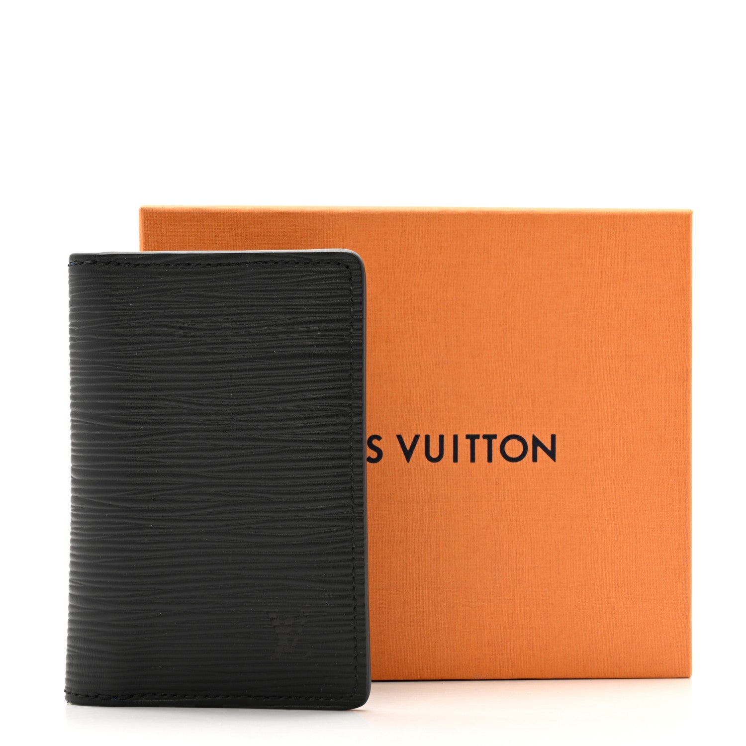 Louis Vuitton Epi Monogram Eclipse Pocket Organizer Black Blue 11 of 11