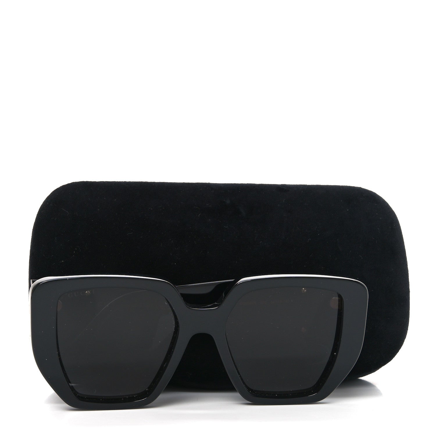 Gucci Acetate Square Frame Sunglasses GG0956S Black 6 of 6